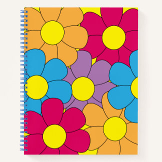 Blume-Power-Notebook Notizbuch