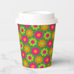 Blume Power Paper Cups Pappbecher