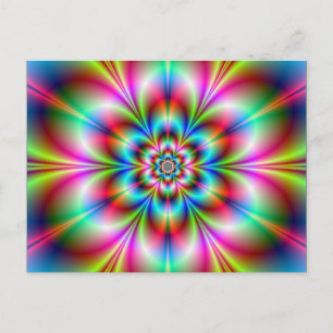 Blume Power Postkarte