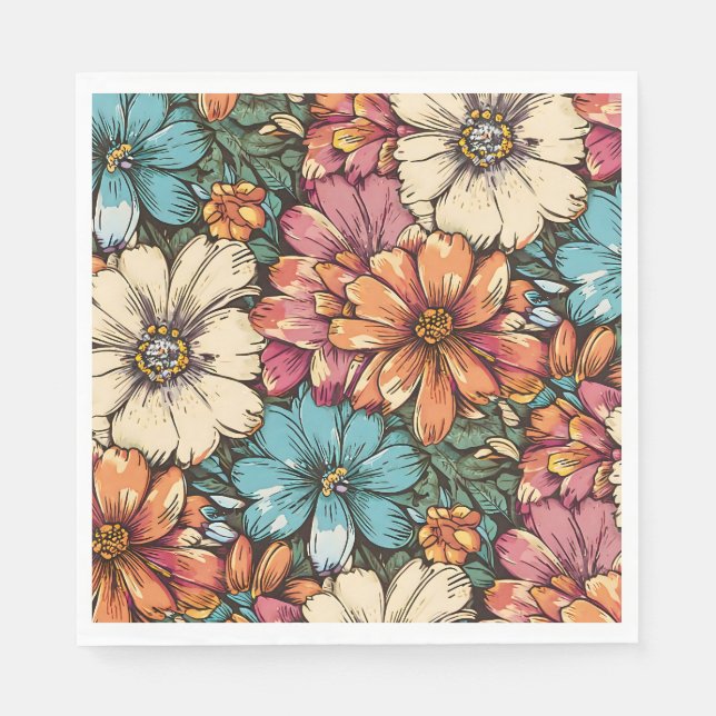 Blume Power Serviette (Vorderseite)