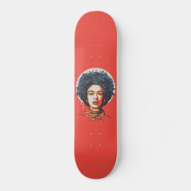Blume Power Skateboard (Vorderseite)