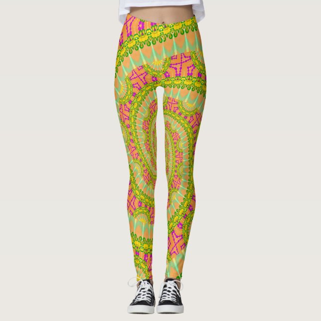 Blume Power Spiral SUNNY Leggings (Vorderseite)