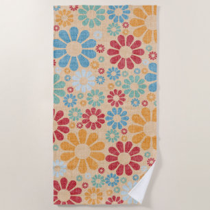 Blume Power Strandtuch