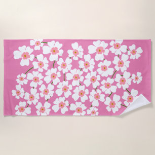 Blume Power Strandtuch
