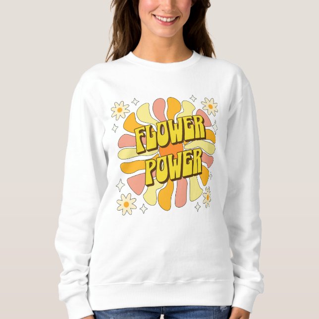 Blume Power Sweatshirt (Vorderseite)