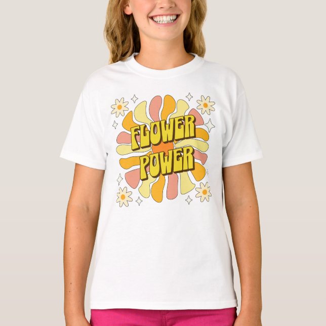 Blume Power T-Shirt (Vorderseite)
