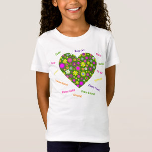 Blume Power T Shirt - Mädchen