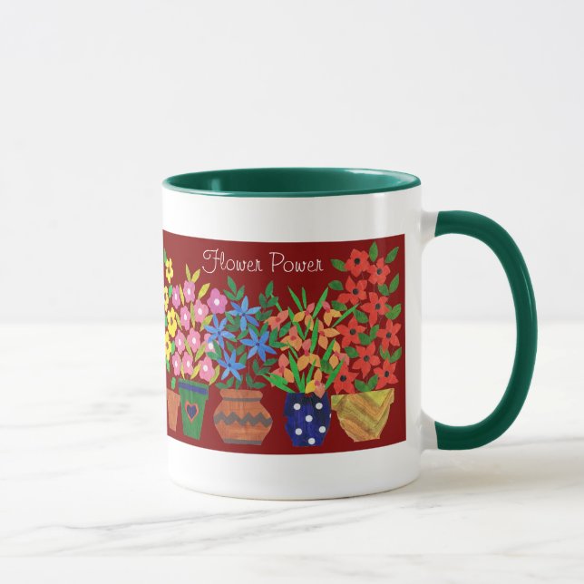 "Blume Power" Tasse (Rechts)