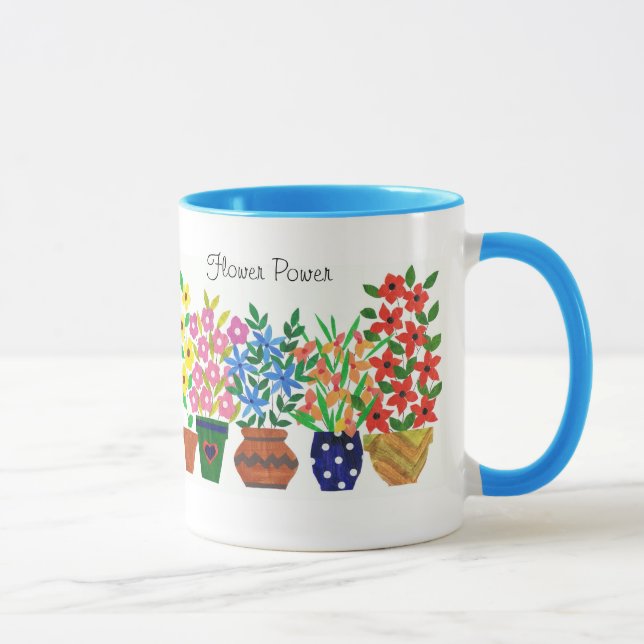 "Blume Power" Tasse (Rechts)