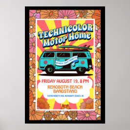 Blume Power TMH Beach Van Poster
