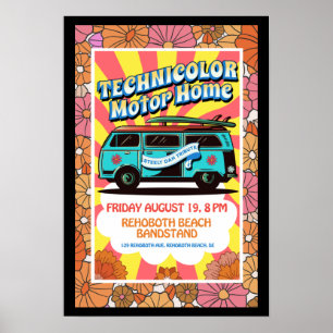 Blume Power TMH Beach Van Poster