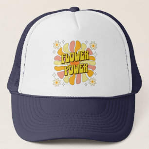 Blume Power Truckerkappe