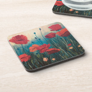 Blume Power Untersetzer Set 6