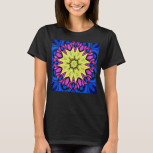 Blume Power Vintag Retro 60er 70er Jahre T-Shirt