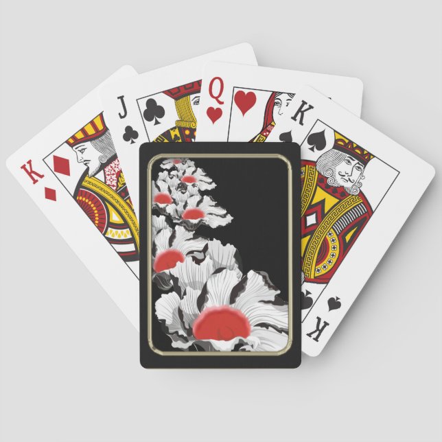 Blume Puppies Art Playing Cards Spielkarten (Rückseite)