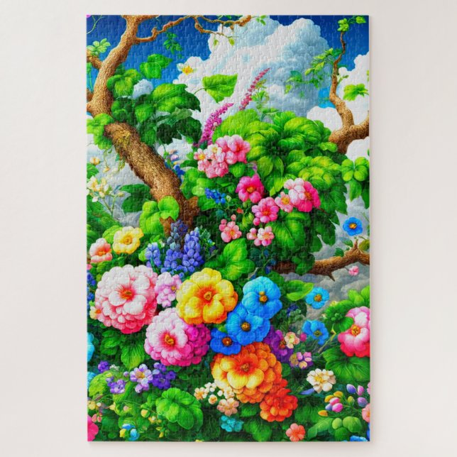 Blume Puzzle (Vertikal)