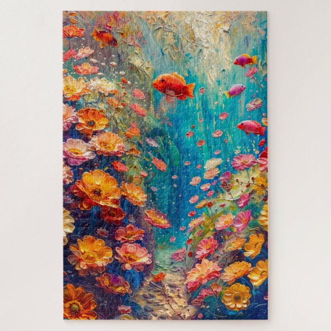 Blume Puzzle (Vertikal)