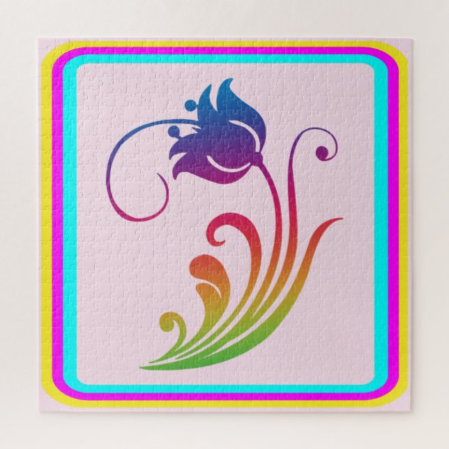 Blume Puzzle (Vertikal)