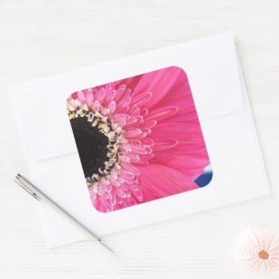 Blume Quadratischer Aufkleber