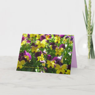 Blume Quotes-Karte Karte