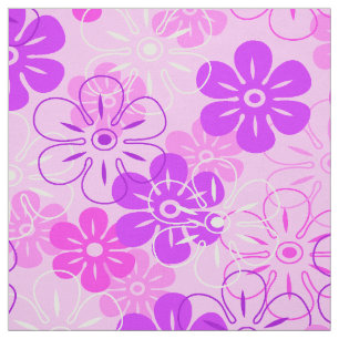 Blume Rain Hawaiian Retro Floral Stoff