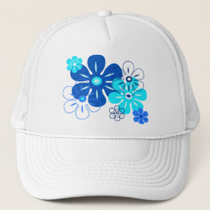 Blume Rain Tropical Trucker Hats Truckerkappe