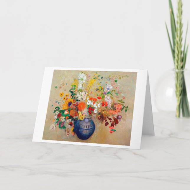 Blume, Redon Karte (Vorderseite)