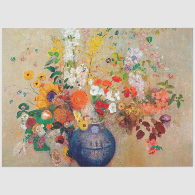 Blume, Redon Seidenpapier (Vorderseite)