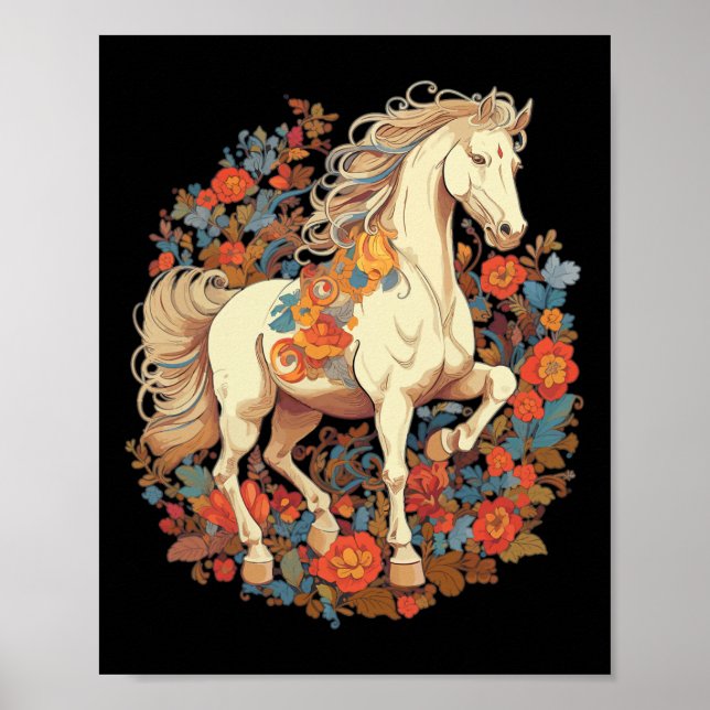 Blume Reiten Poster (Vorne)