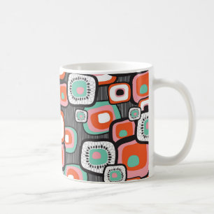Blume Retro Sushi Quadrate benutzerdefinierte Tass Tasse