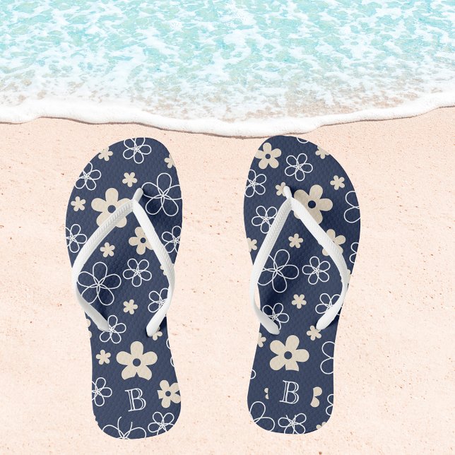 Blume-Rettro Flip Flops (Von Creator hochgeladen)