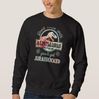 Blume Rex Dinosaurier Tante Saurus Family Ma Sweatshirt