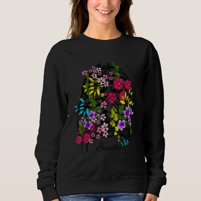 Blume Ribcage Gardeni Sweatshirt (Vorderseite)