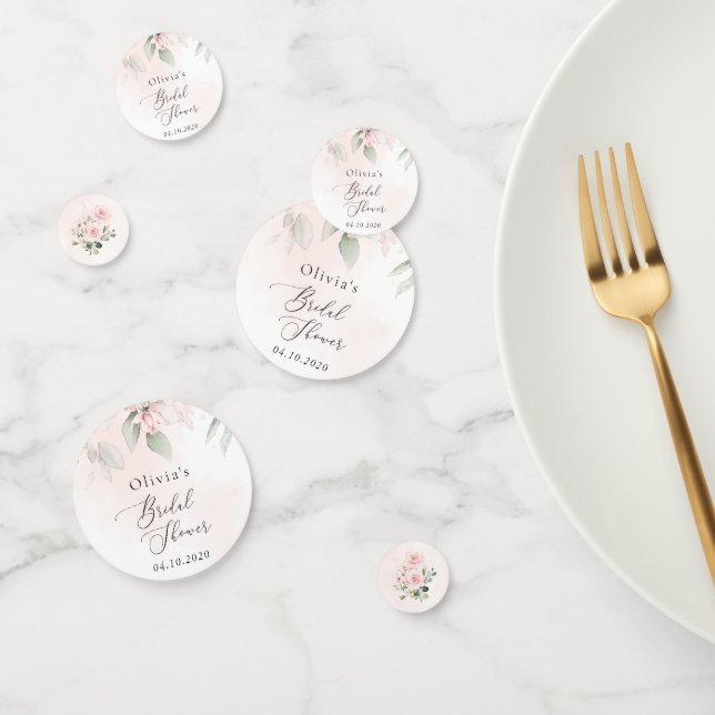 Blume, rosa Blume, Boho, Brautparty Konfetti (Gruppe)