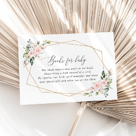 Blume, rosa Blume, Bücher, Babybücher Begleitkarte