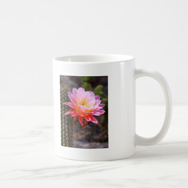 Blume Rosa Cereus Tasse (Rechts)
