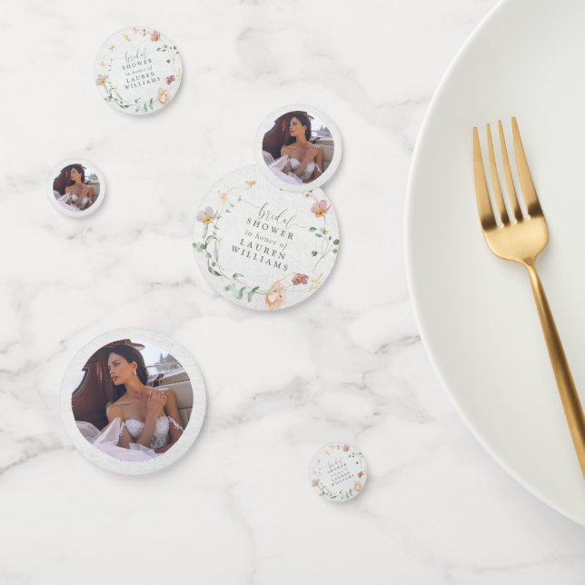 Blume Rosa Garten Rosa Brautparty Konfetti (Gruppe)