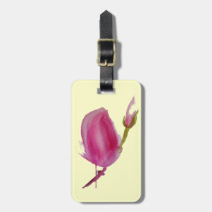 Blume Rosa Magnolia Gepäckanhänger