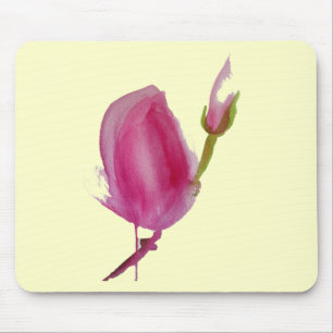 Blume Rosa Magnolia Mousepad