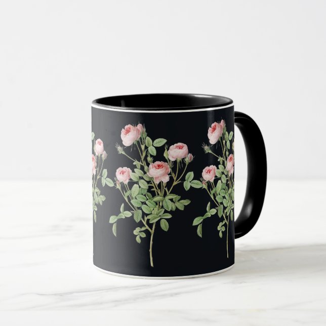 Blume Rosa Rose Natur Botanischer Garten Blossom Tasse (VorderseiteRechts)