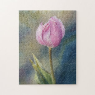 Blume Rosa Tulip Puzzle