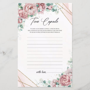 Blume Rose Eukalyptus Gold Kapsel