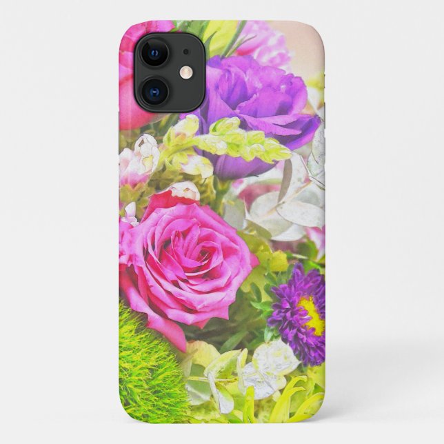 Blume Rose Garden Art Phone Case (Rückseite)