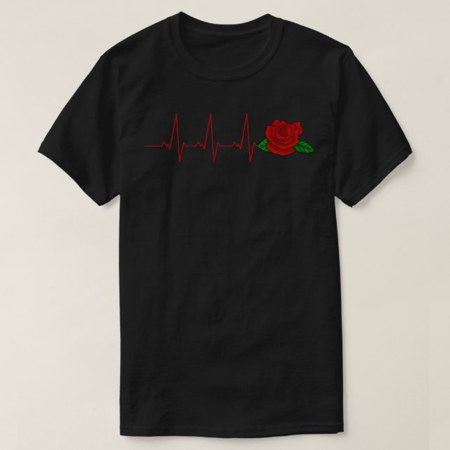 Blume Rose Gärtner T-Shirt (Design vorne)