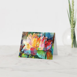 Blume Rose Karte