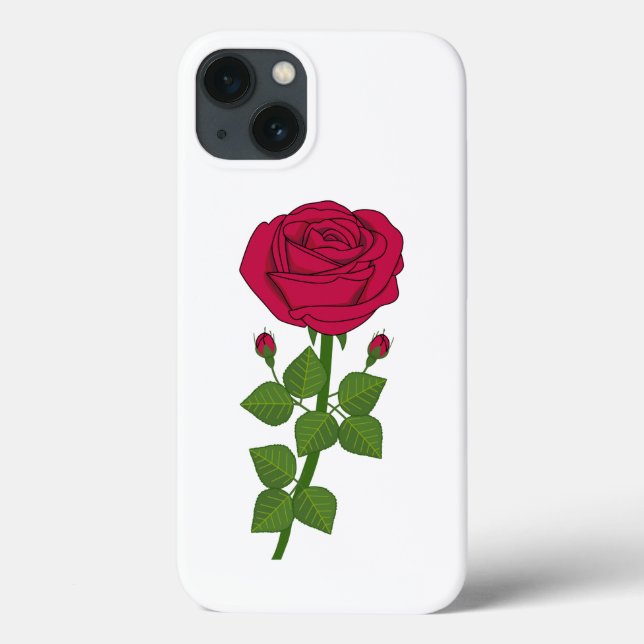 BLUME ROSE - LILA ROSE ! Case-Mate iPhone HÜLLE (Rückseite)