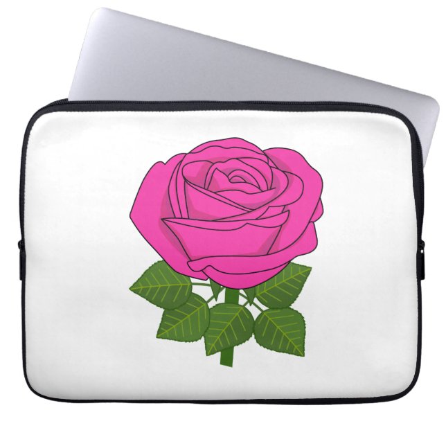 Blume Rose - Rosa Rosa ! Laptop Sleeve (Vorderseite)