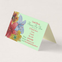 Blume Rot-Blau Lilien Originale Floristen B