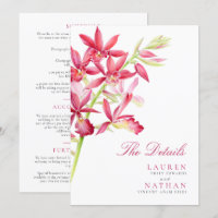 Blume Rote Orchidee