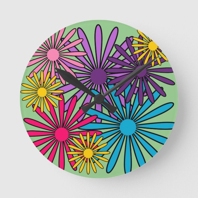 Blume rund um die Uhr (Vorderseite)